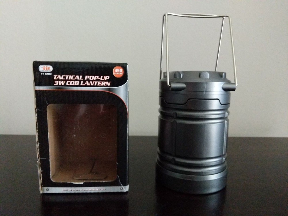 TACTICAL COB LED Ultra Bright Pop Up Extendable Lantern New in box!