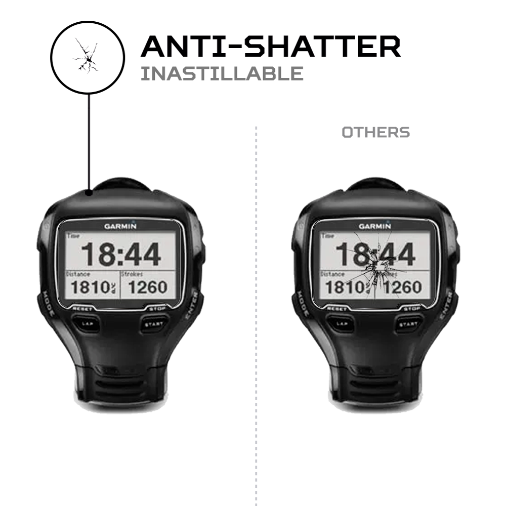 ANTISHOCK Screen protector for Garmin Forerunner 910XT