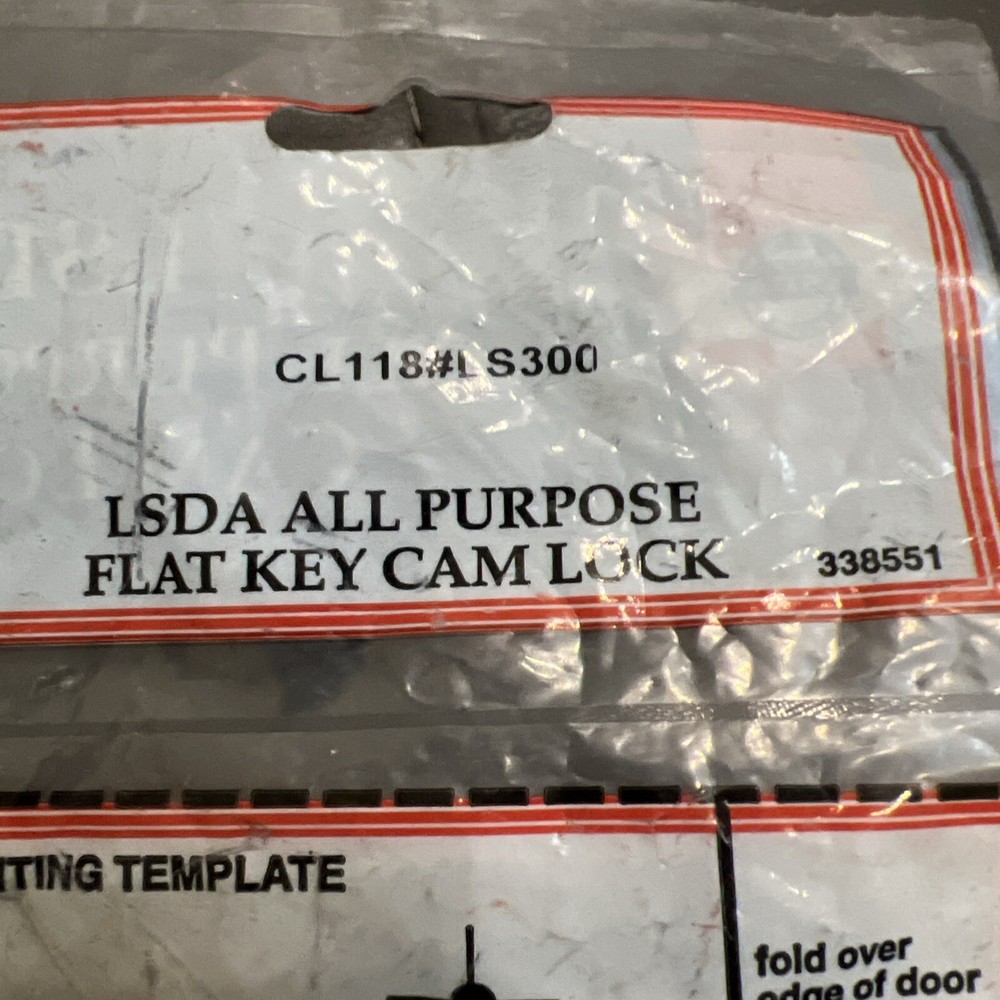 LSDA All-Purpose Cam Lock CL38-LS300 (SP95)
