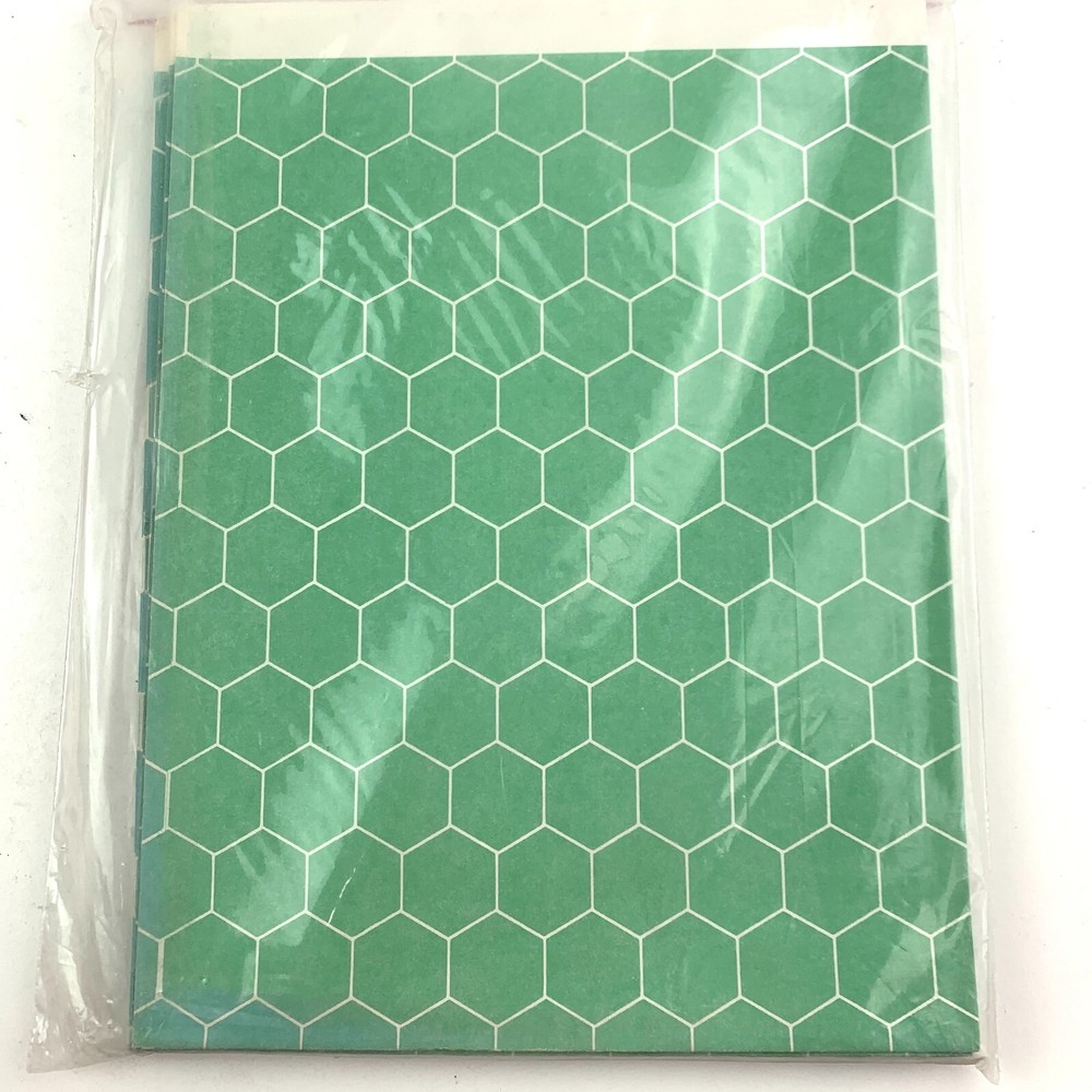 Gamescience Green Hex Reversible RPG Sheets 11 Boards