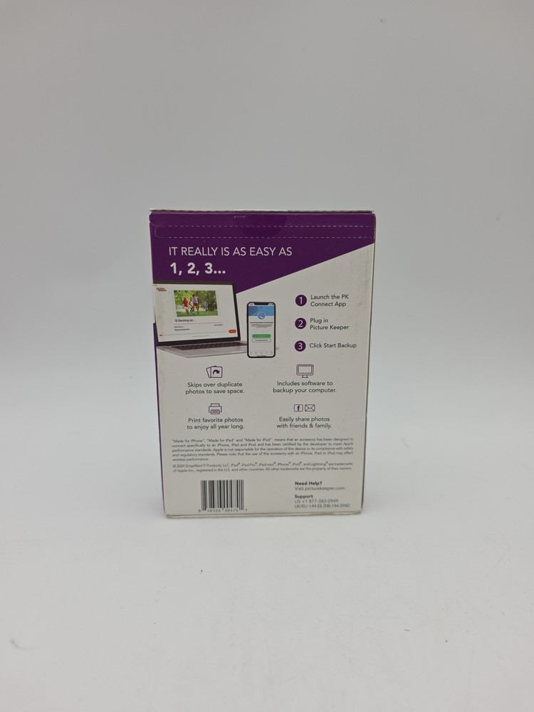 Picture Keeper Connect 32GB Photo Video Backup Apple/Android/Computers Storage