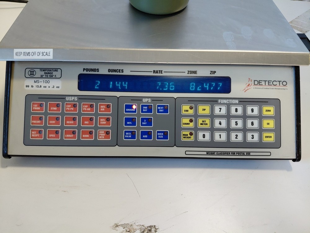 Cardinal Detecto Commercial Scales MS-100