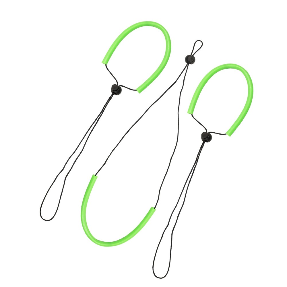 Scuba Diving Adjustable Wrist Lanyard 3-Pack Bundle, Green