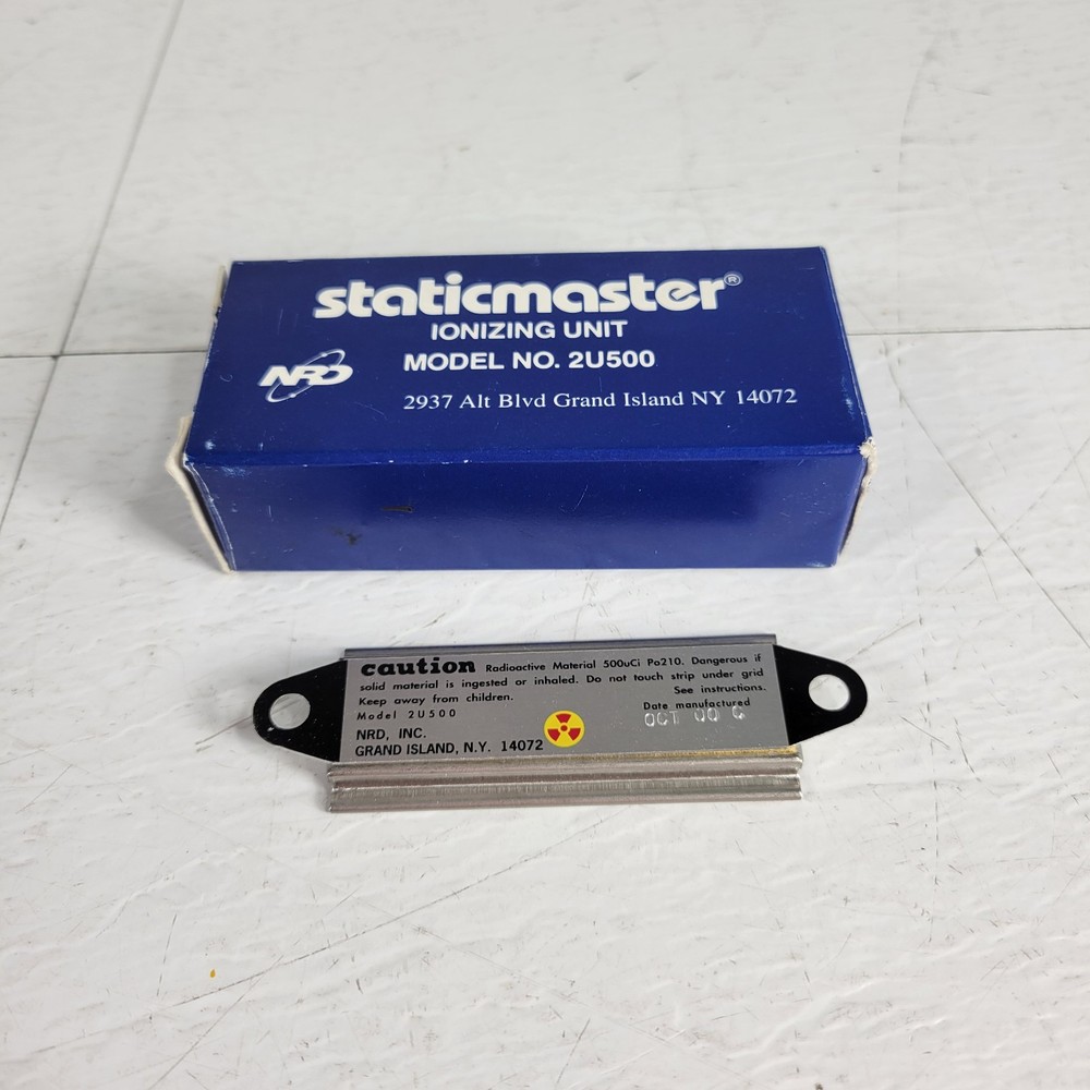 NRD 2U500 Staticmaster Static Eliminator Ionizing Cartridge Self Unit Powered