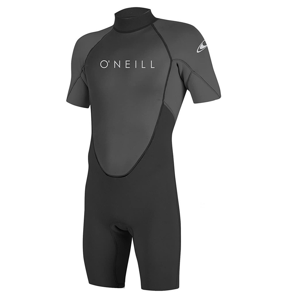 O'Neill Reactor 2mm Spring Shorty Wetsuit - Men's - Medium / Black/Graphite