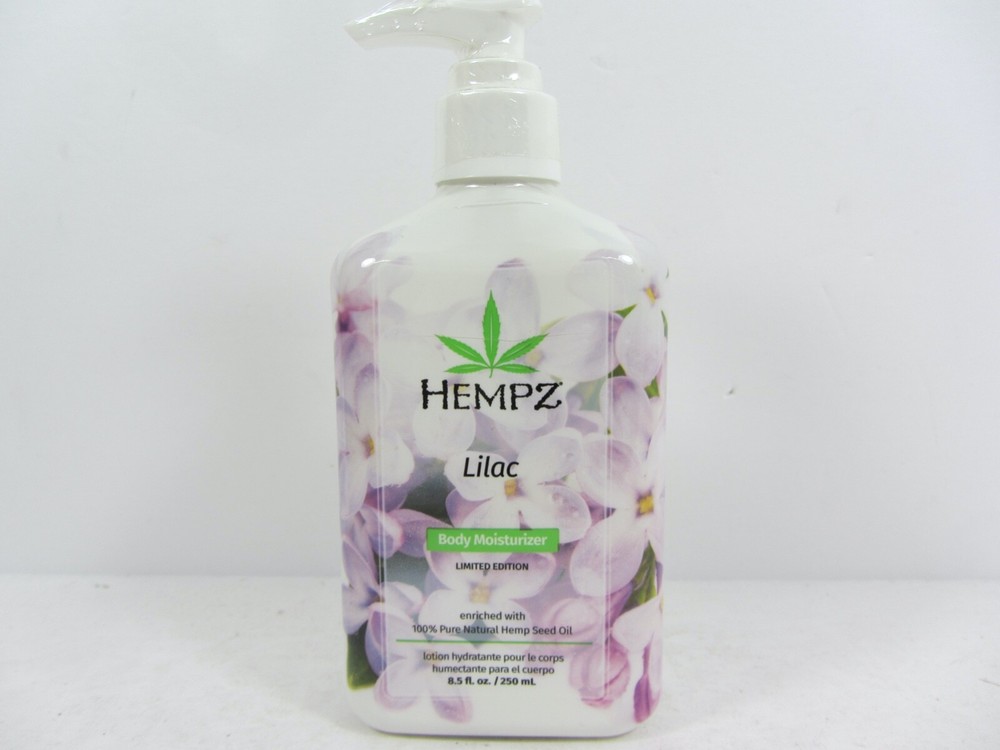 HEMPZ LILAC LIMITED EDITION TAN EXTENDING HERBAL BODY MOISTURIZER