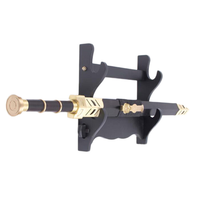 Wall Mount Samurai Sword Katana Holder Stand Bracket Assembly Display Rack Hot