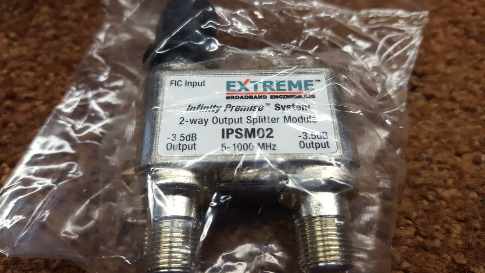 Extreme Broadband Engineering IPSMO2 2-Way Output Splitter Module (Box of 50)
