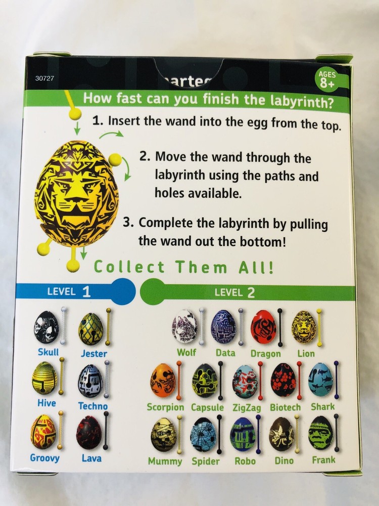 Bepuzzled Lion 2-Layer Smart Egg Labyrinth Puzzle Easter idea