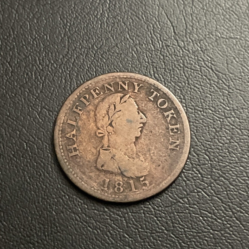 1815 Nova Scotia Hosterman Etter Halifax Half Penny