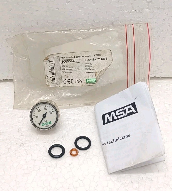 MSA AUER 10055443 PRESSURE INDICATOR W SCALE  FOR MSA S-CAP FREE DELIVERY
