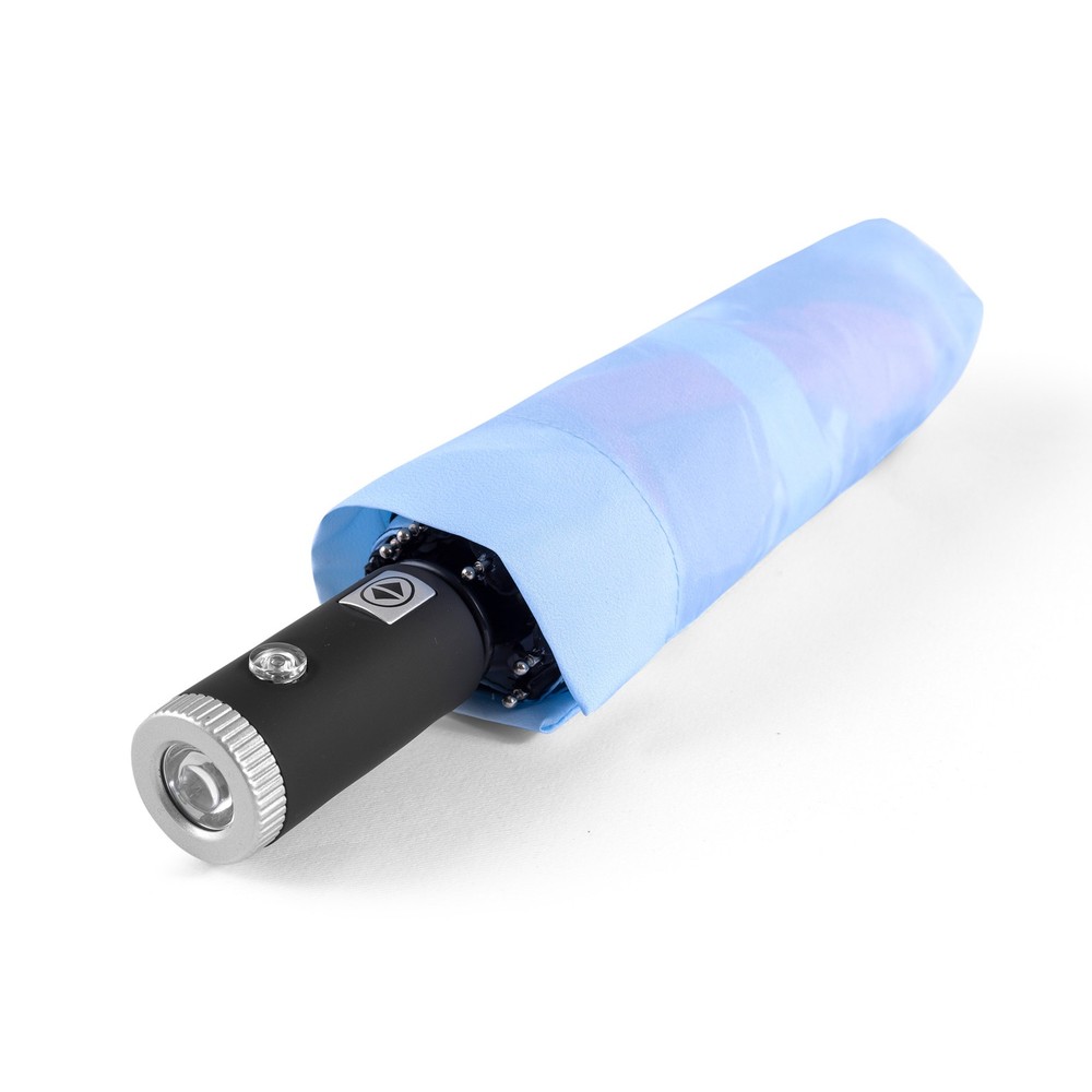 Sparco Gulf Foldable Umbrella With LED Torch - Compact, Protective Cover