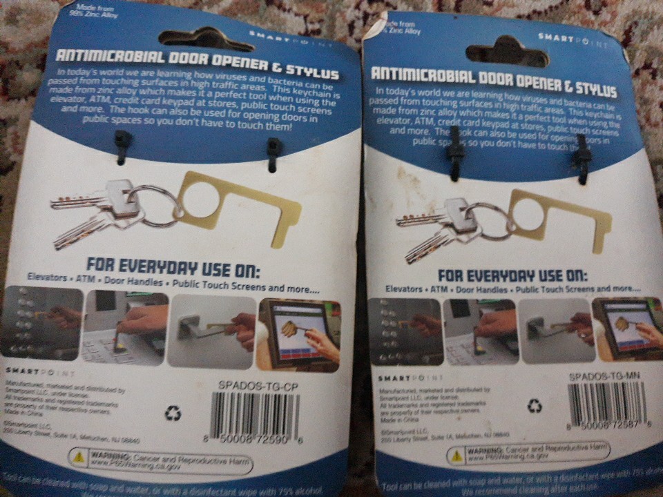 (2) Antimicrobial Door Openers. New Sealed
