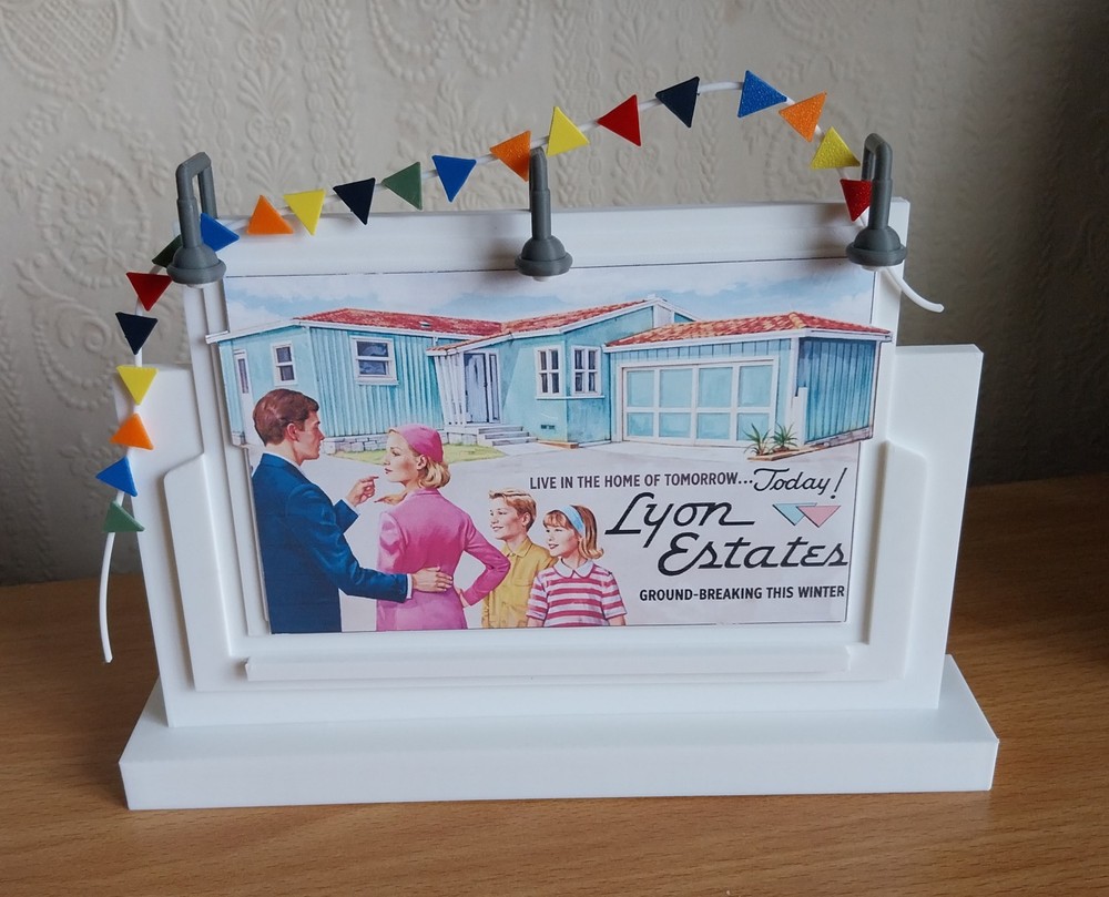 Back to the Future Lyon Estates Billboard Sign Large retro
