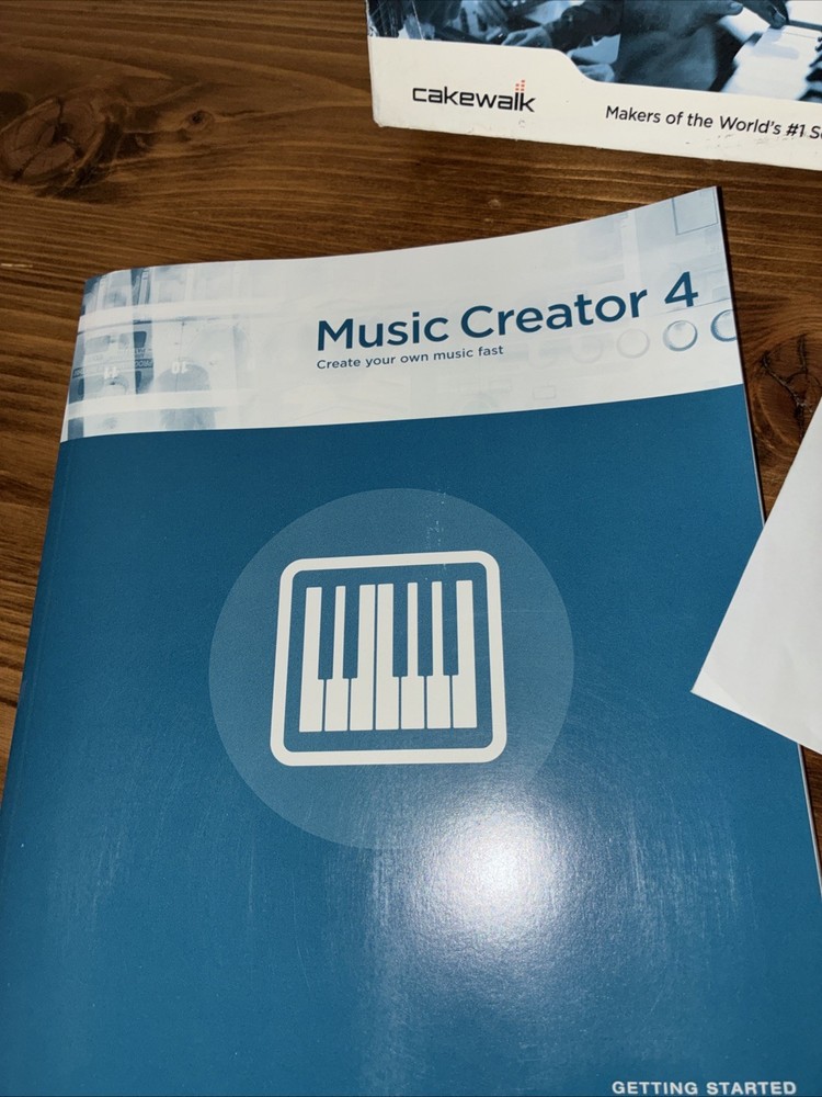 Cakewalk Music Creator 4 Software CD Disc And Manual