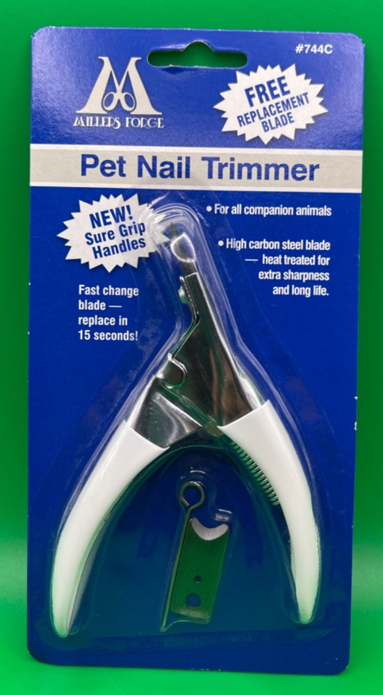 Millers Forge Pet Nail Trimmer With Free Replacement Blade 744C