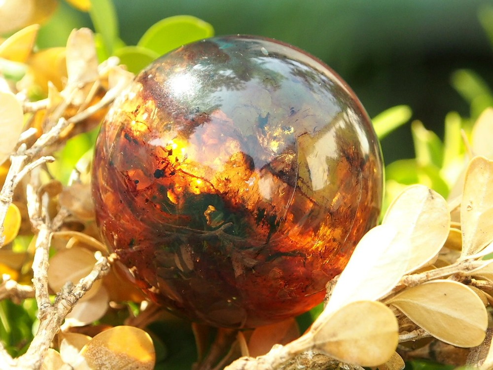 Mexican Amber Sphere