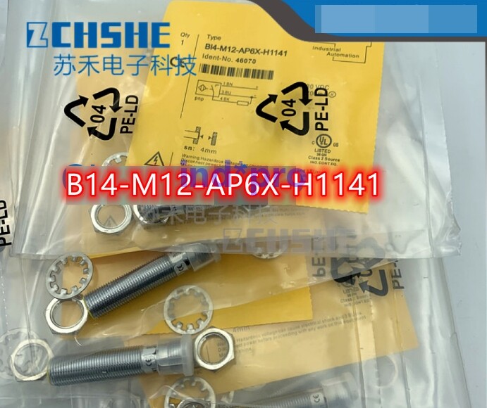 B14-M12-AP6X-H1141 1pc new  normally open induction sensor