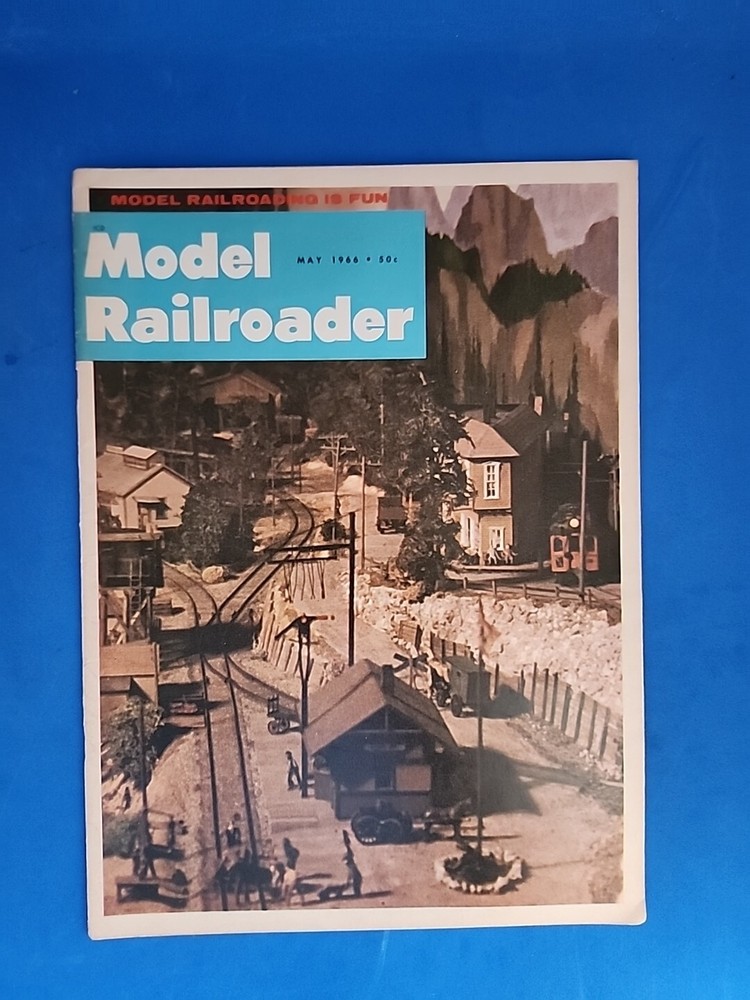 Model Railroader Magazine May 1966 Issue Vintage