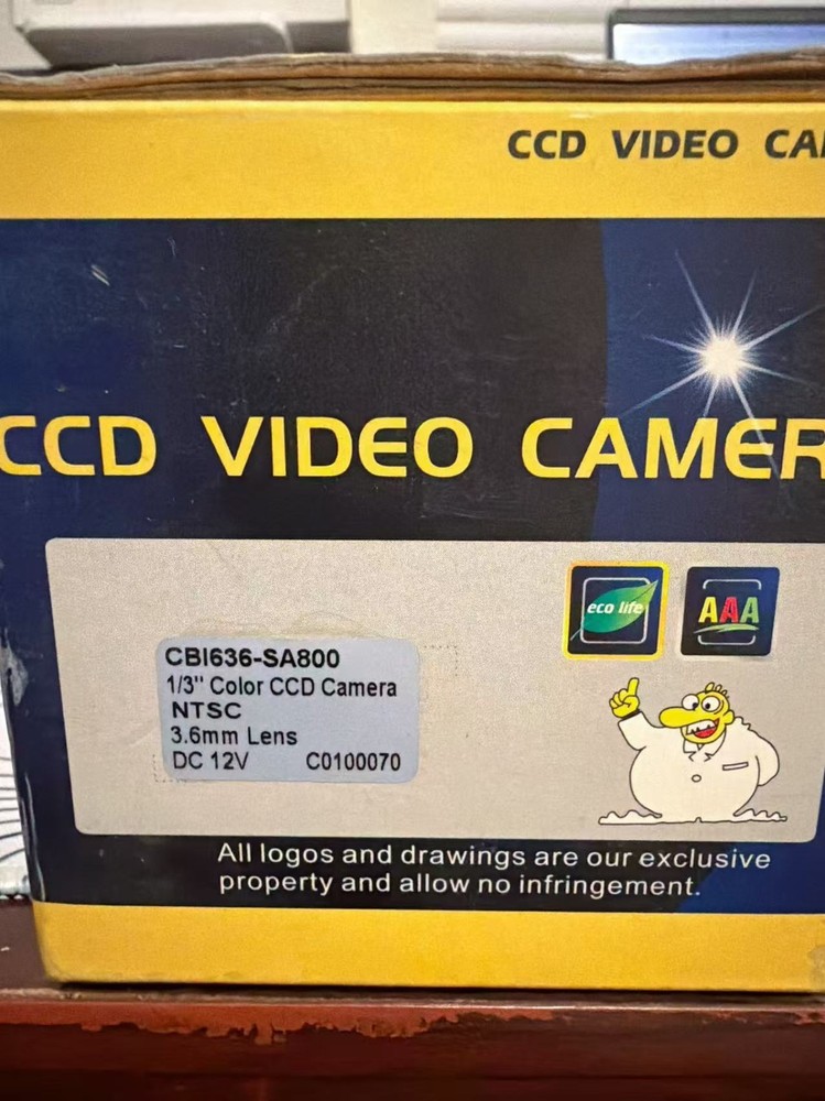 CCD VIDEO CAMERA #0319F