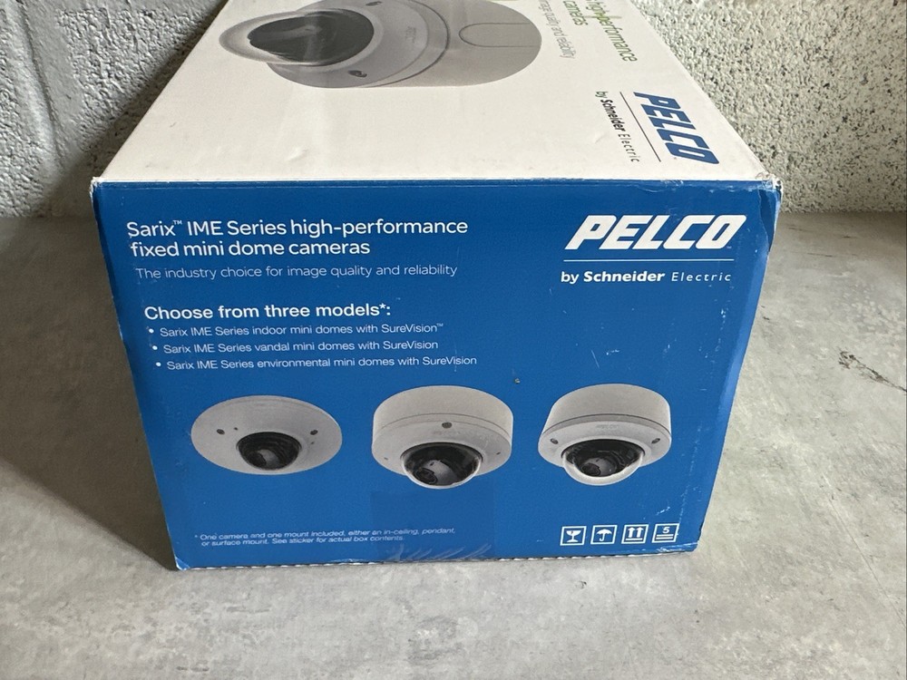 New Open Box - Pelco Sarix IME219-1VS 2MP Fixed Mini Dome Camera