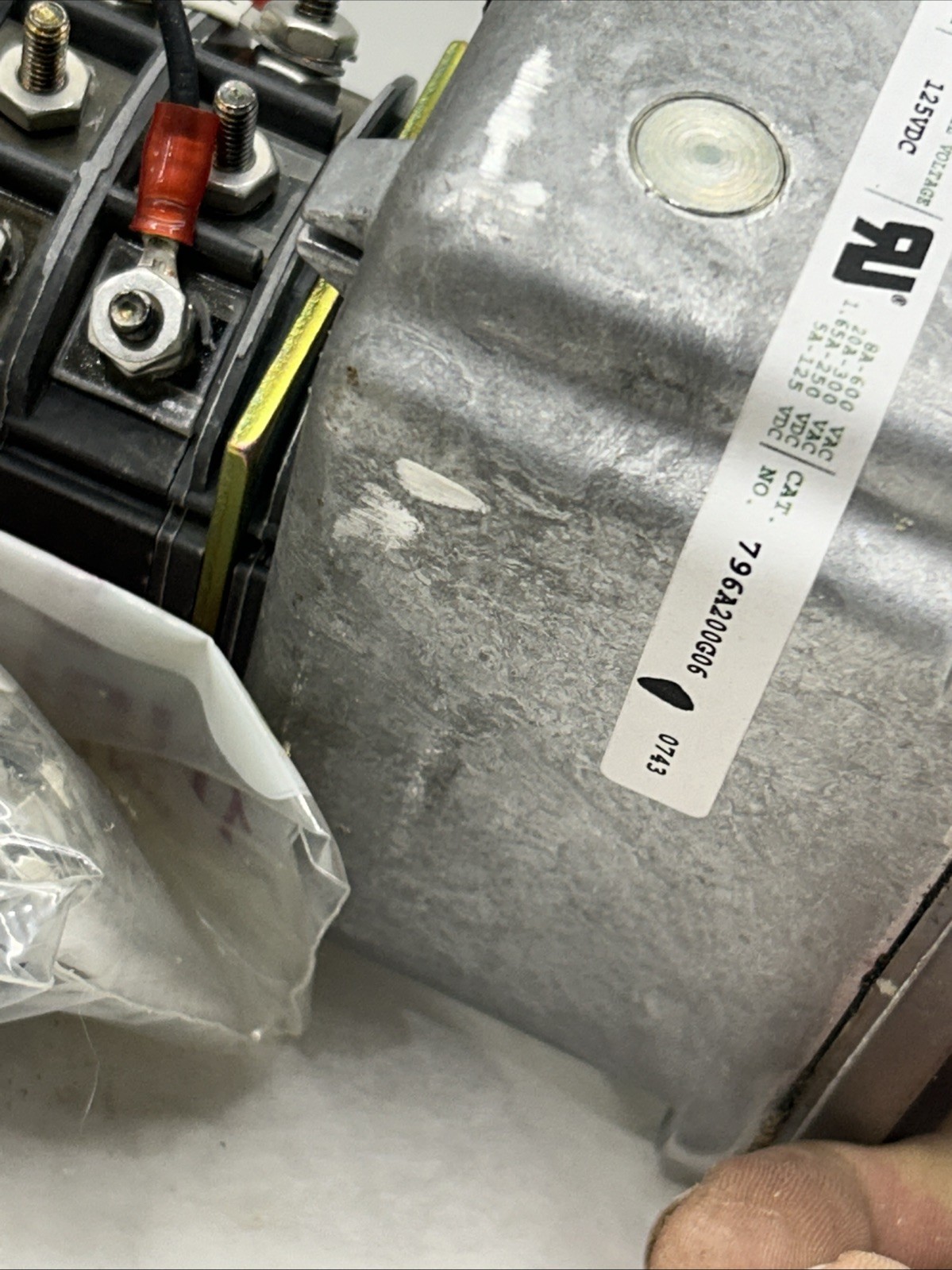 electroswitch rotary WL-2 796a200g06 Lock Out Relay Switch 480 Vac