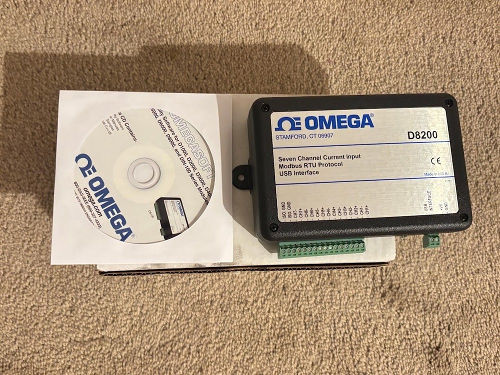 OMEGA ENGINEERING D8200 / 48602 7ch Modbus RTU USB Interface