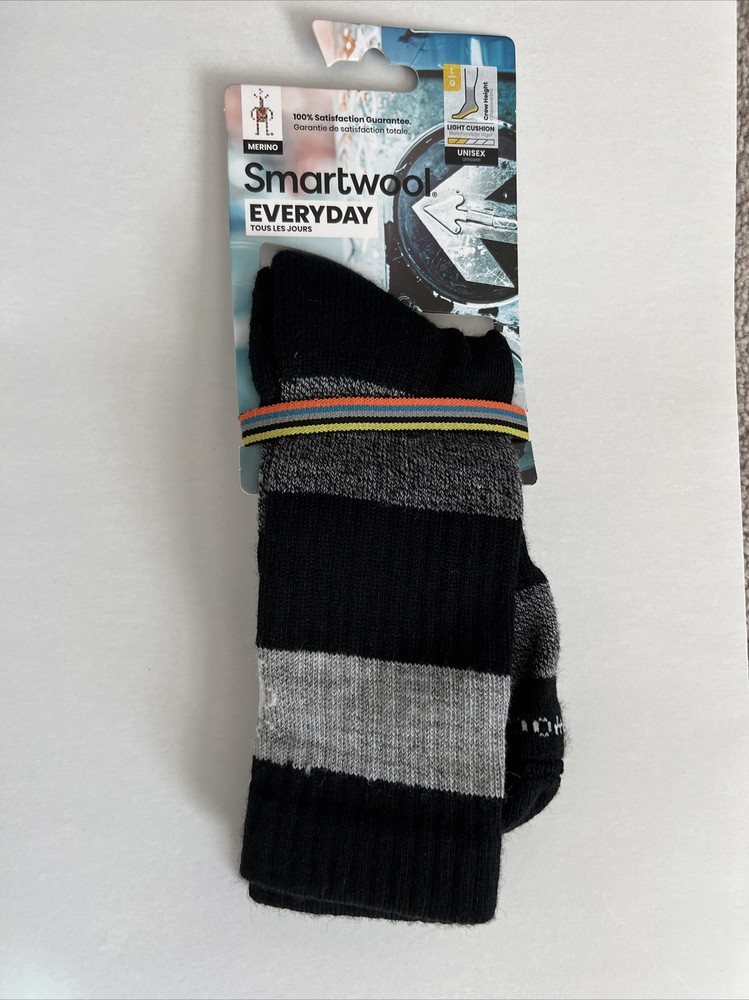 Smartwool Men’s Everyday Light Cushion Crew Socks L NWT
