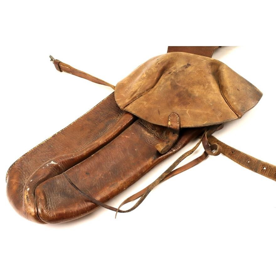 WW1 Canadian or British  Leather Cavalry Horse Saddle Bags
