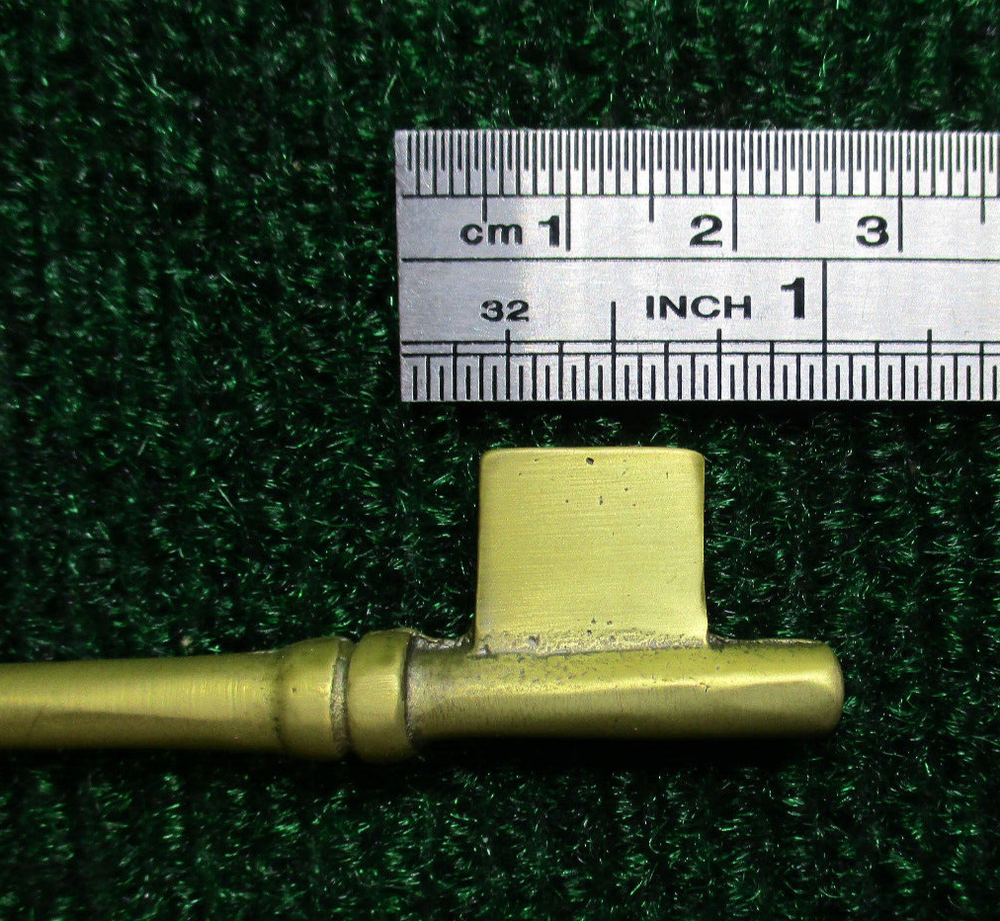 3 1/8" BRASS BIT KEY BLANK - PERFECT for OLD LOCKS (33223)