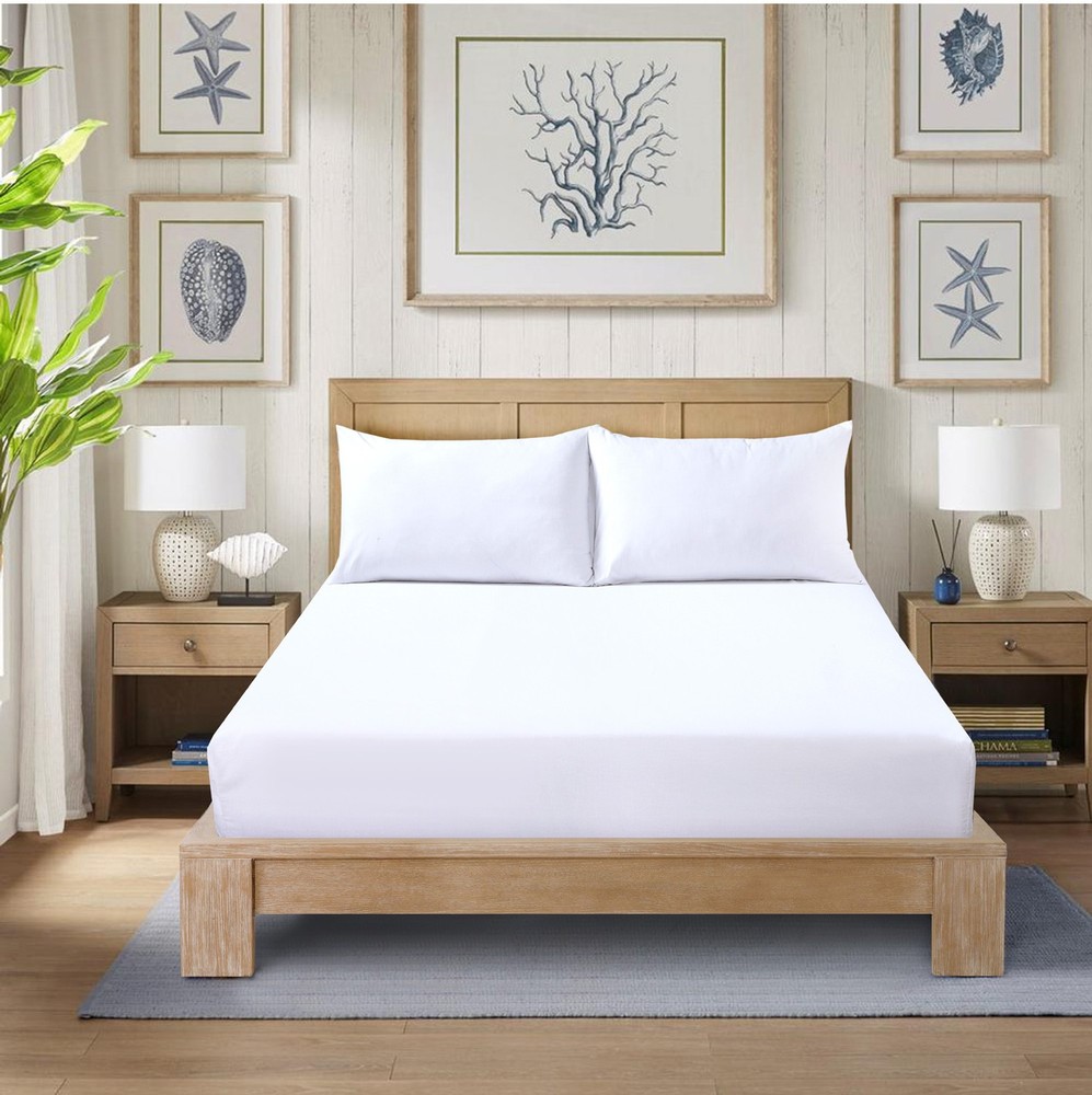 40cm Deep Pocket Fitted Sheet Queen King Fully Elastic Fitted Sheets Bed Sheets