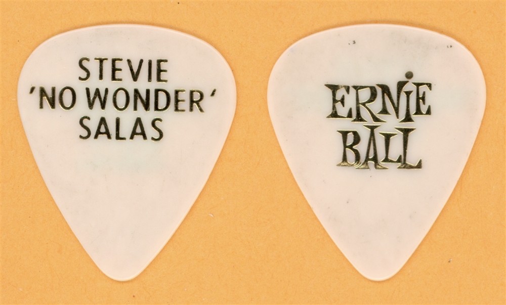 Steve Salas (Bill and Ted Rufus Solo) Vintage Guitar Pick - 1990 Colorcode Tour