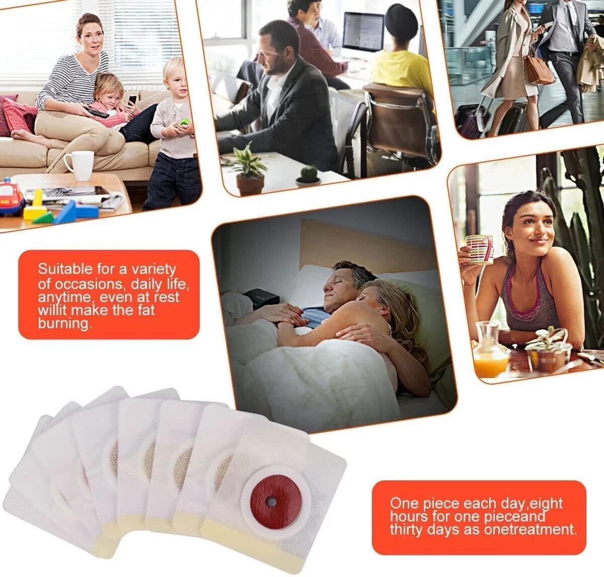 1/60/90 Pcs Slim Patch - Weight Loss, Diet, Detox, Burn Fat - Buy 2, Get 2 FREE!