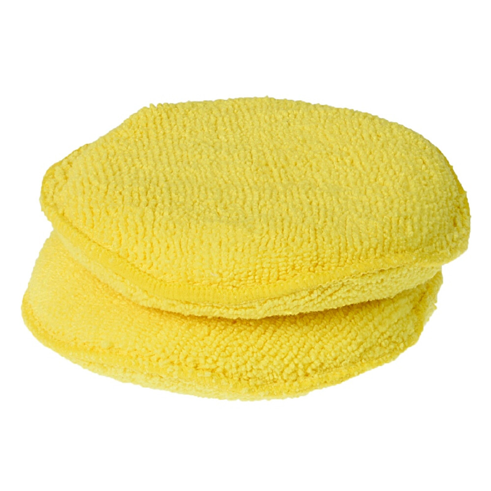Professional Microfibre Polish Sealant Wax Protectant Applicator Twin Pack