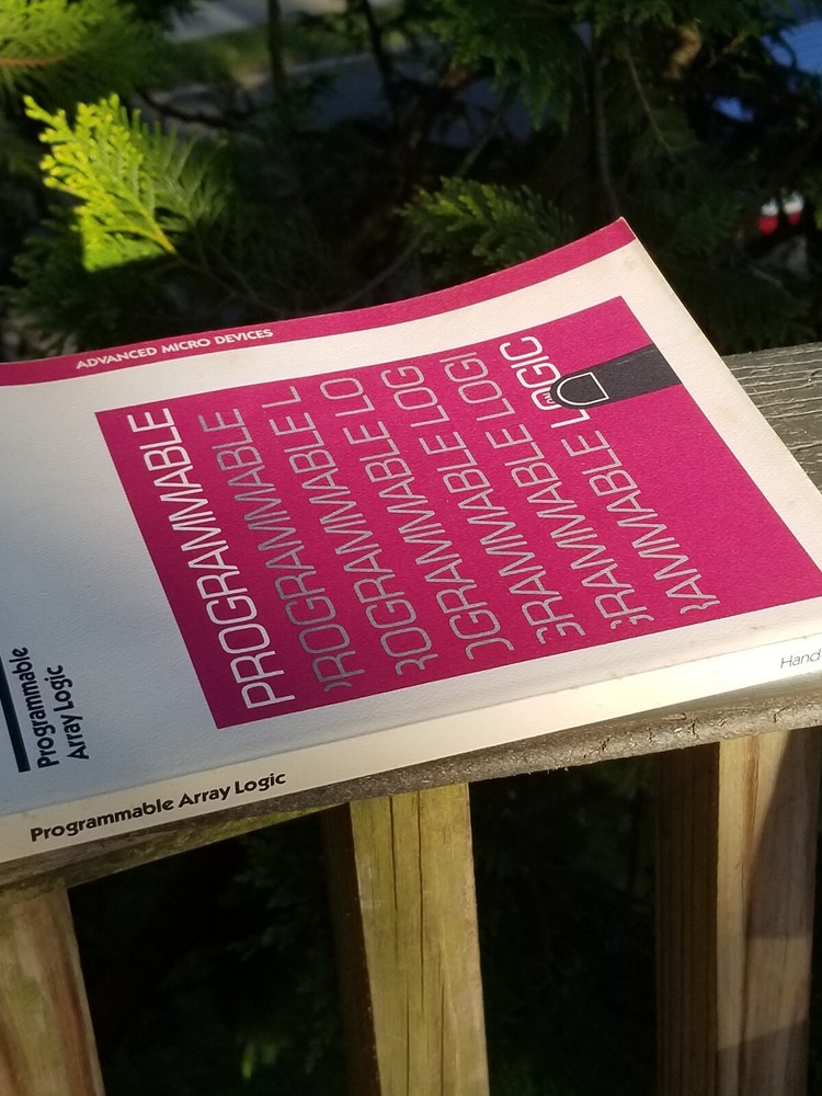 VINTAGE DATA BOOK ELECTRIC MANUAL PROGAMMABLE ARRAY LOGIC