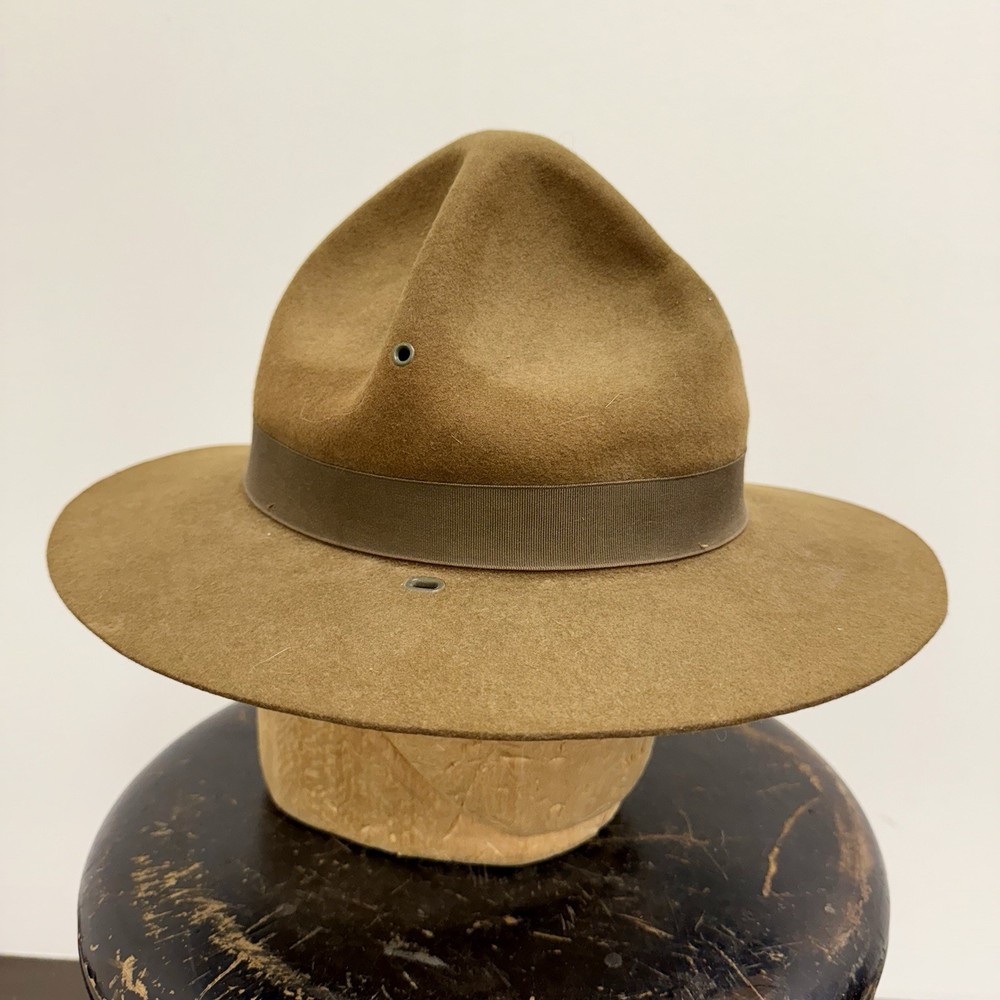 Original WWII US Army Service Campaign Hat Dated 1944