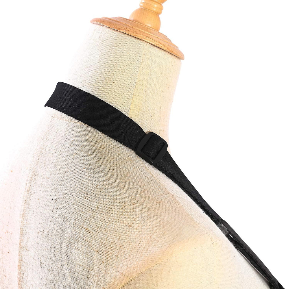 2 Pack Adjustable Bib Apron with 2 Pockets, Waterdrop Resistant Cooking Kitchen