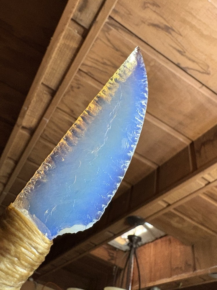 flint knapped knife