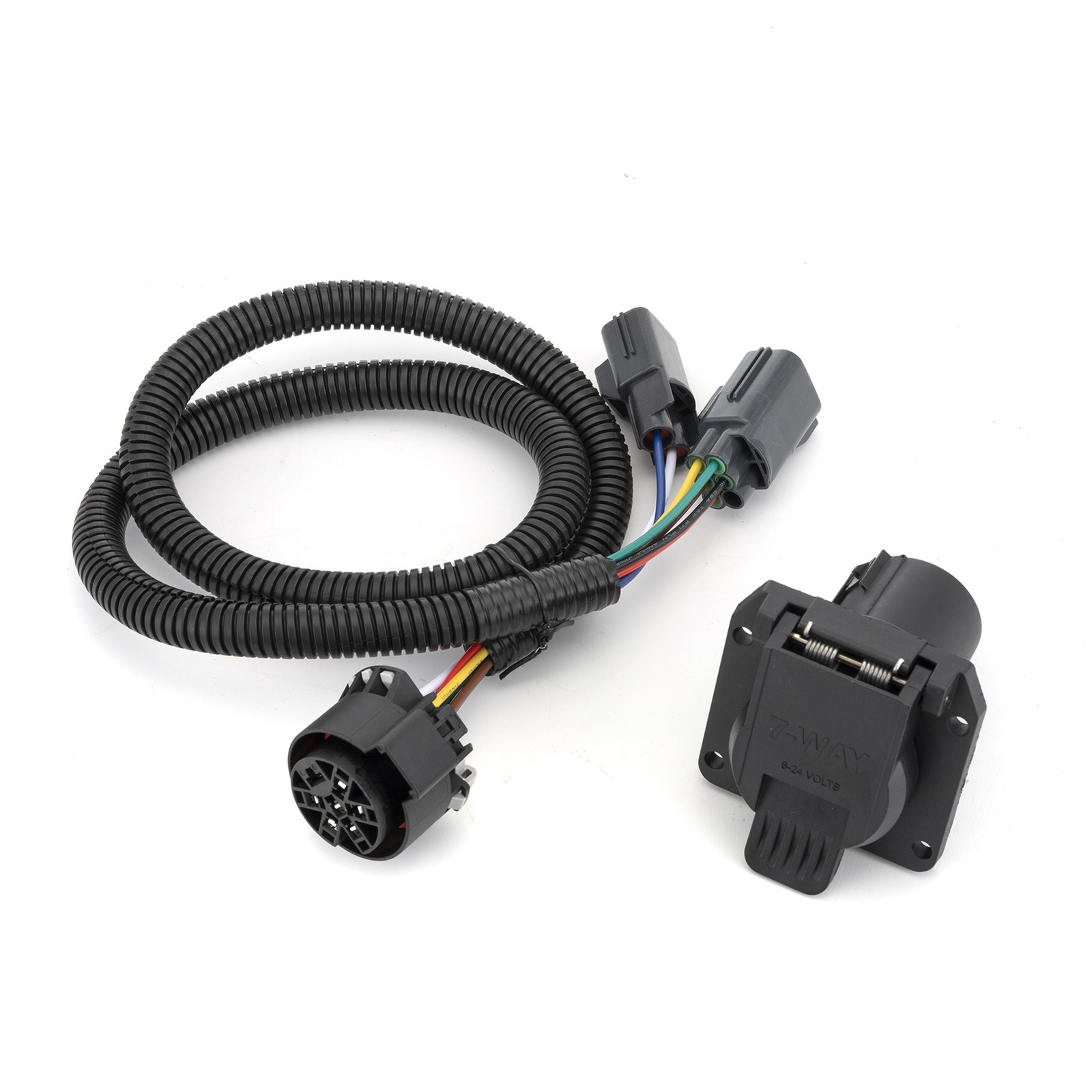 Trailer Tow Wiring Harness RV Blade 7Pin For Ford F250 F350 Super Duty 2020-2025