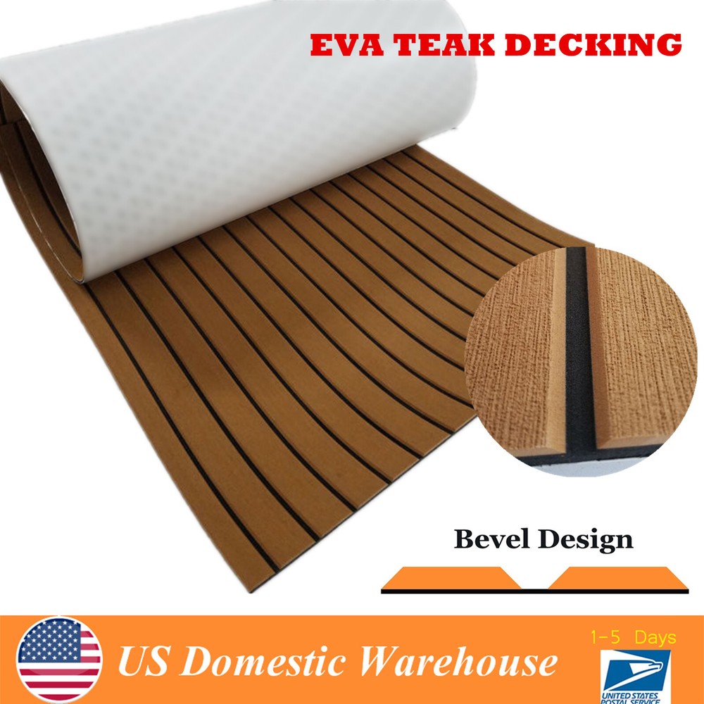Boat Flooring Decking Sheet EVA Foam Marine Teak Deck | Adhesive Backing