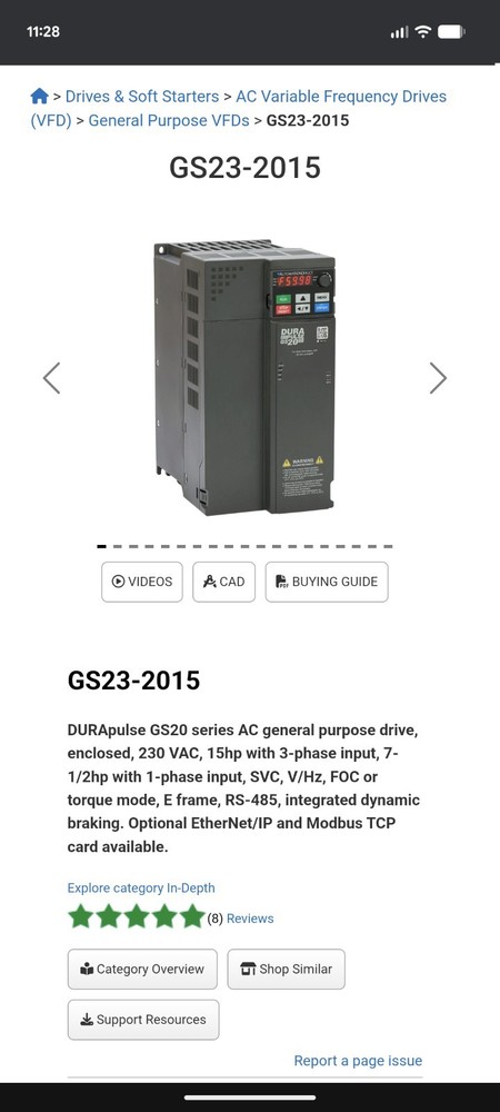 Automation Direct VFDs GS23-2015