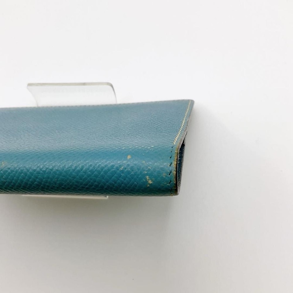 HERMES Agenda PM Notebook Cover Epsom Leather Blue