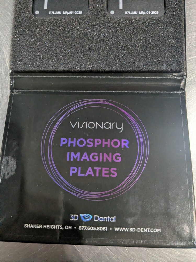 Visionary Phosphor Imaging Plates 3D Dental Type #2,  4/Pack Air technique