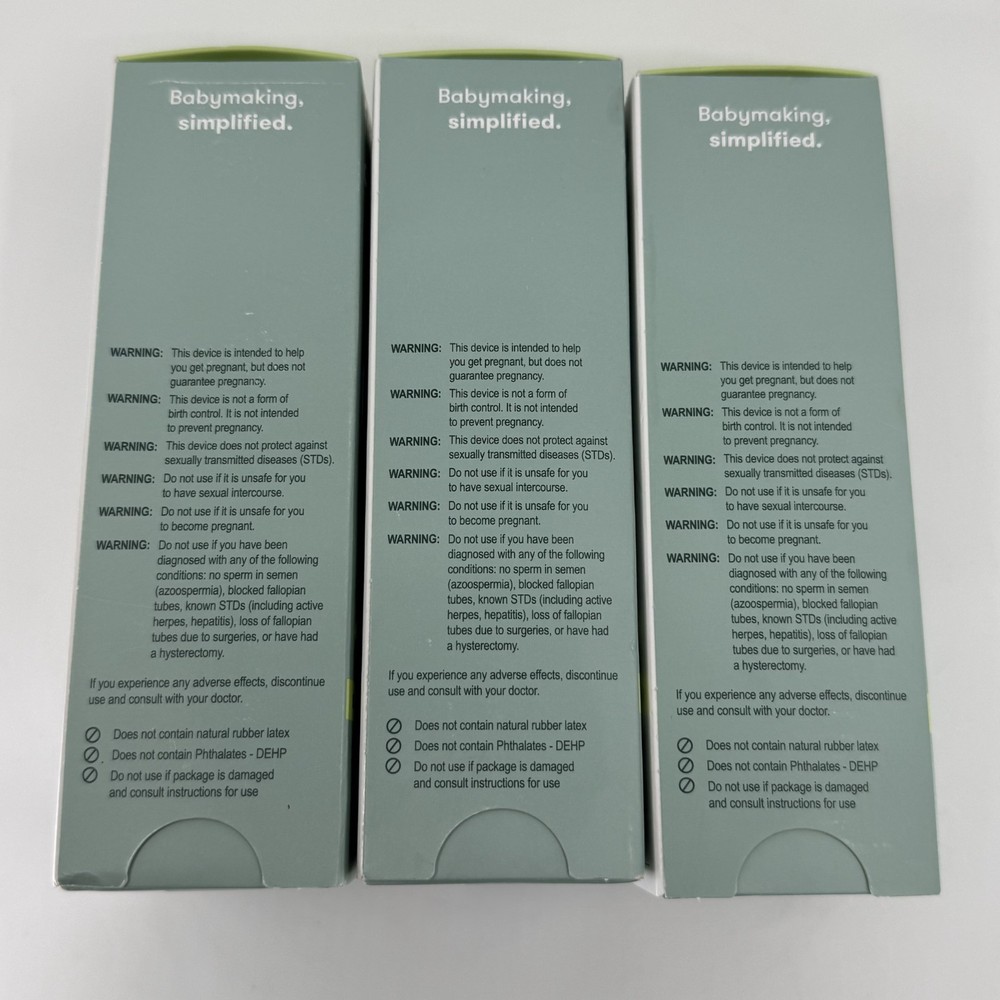 3 (Three) Frida Fertility Conception Aid Cup NEW