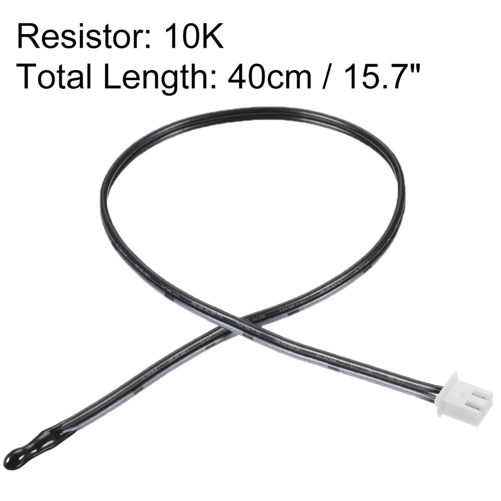 5 Pcs 10K NTC Thermistor Probe 15.7" Epoxy Sensitive Temperature Temp Sensor