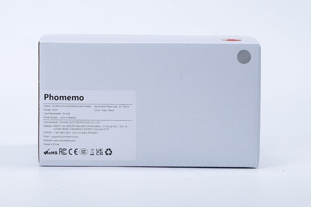 Phomemo M221 Bluetooth Label Maker Machine Portable Mini Wireless 3 Inch