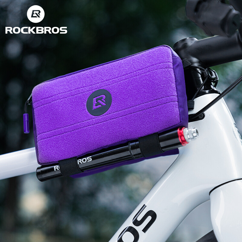 ROCKBROS MTB Road Front Bicycle Crossbar Bike Frame Small Pannier Saddle Bag 1L
