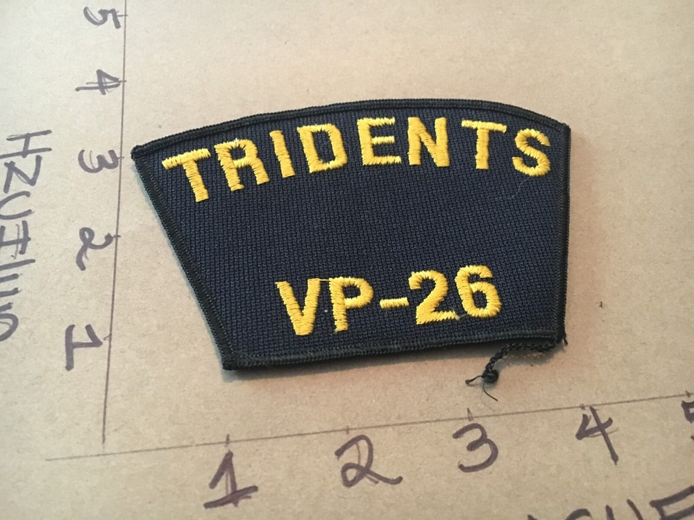 US Navy VP-26 Tridents Hat Patch 5/20/25