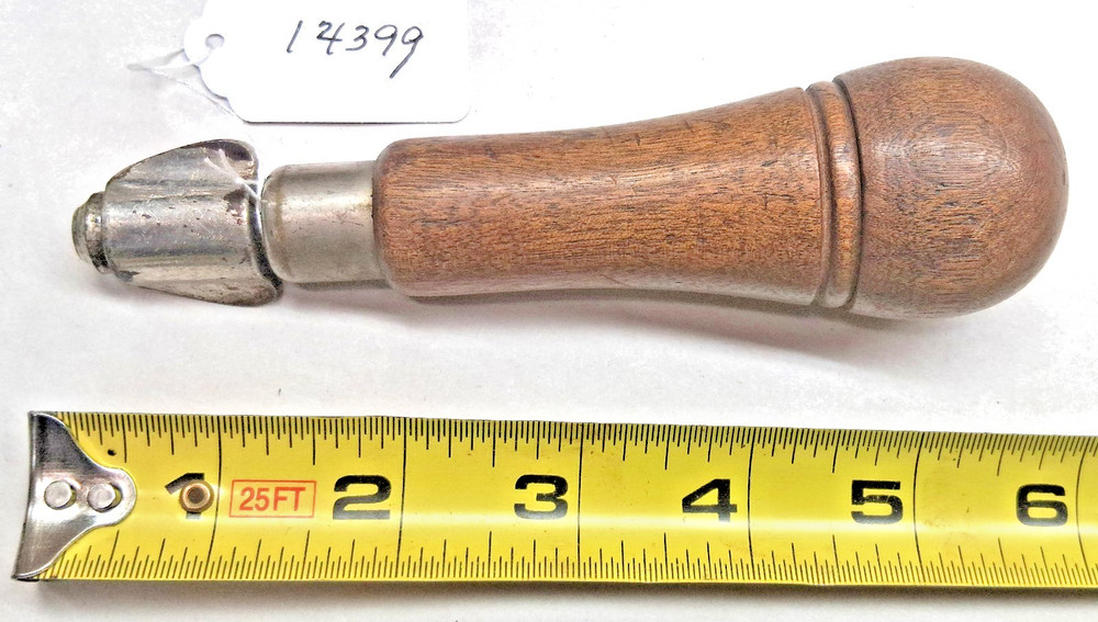 Multitool, Vintage Wood Handle Multi Too, 7 various tool bits stored in Handle