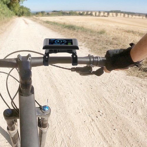 LCD Display Electric Bicycle Display Screen E-Bike Multicolor Screen Rectangle